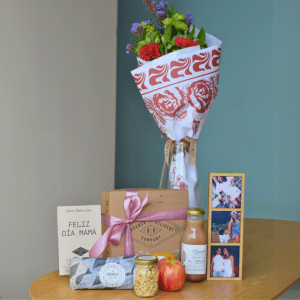 Día de la Madre - Snack Brunch con Foto y flores - Personalizable - Imagen 2